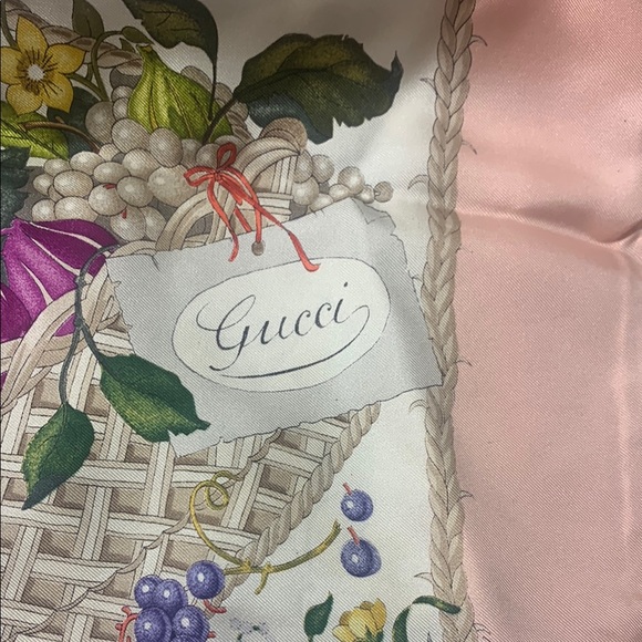 Gucci Floral Silk Scarf - Multicolor - Picture 2 of 11